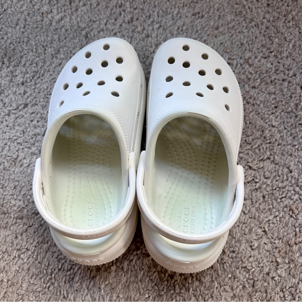 CROCS KIDS' CUTIE CRUSH CLOG white